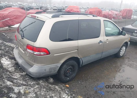 2001 Toyota Sienna Le z USA, uszkodzony, nr VIN 4T3ZF13C11U377208